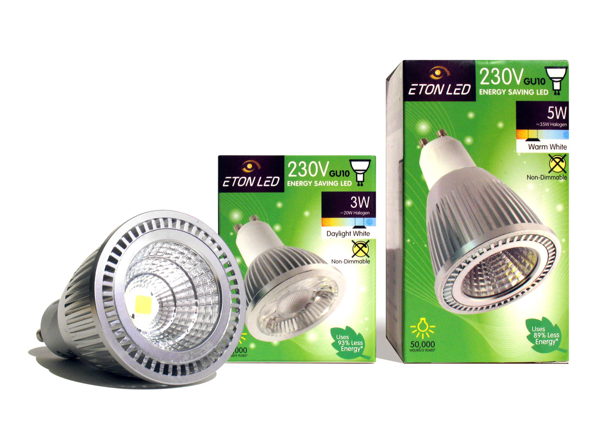 Eton International LED Light Packaging Design