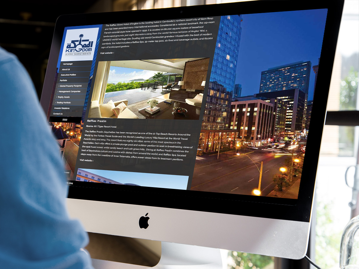 Kingdom Hotel Investments Website Design
