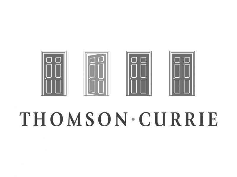 Thomson Currie Estate Agents Logo Design