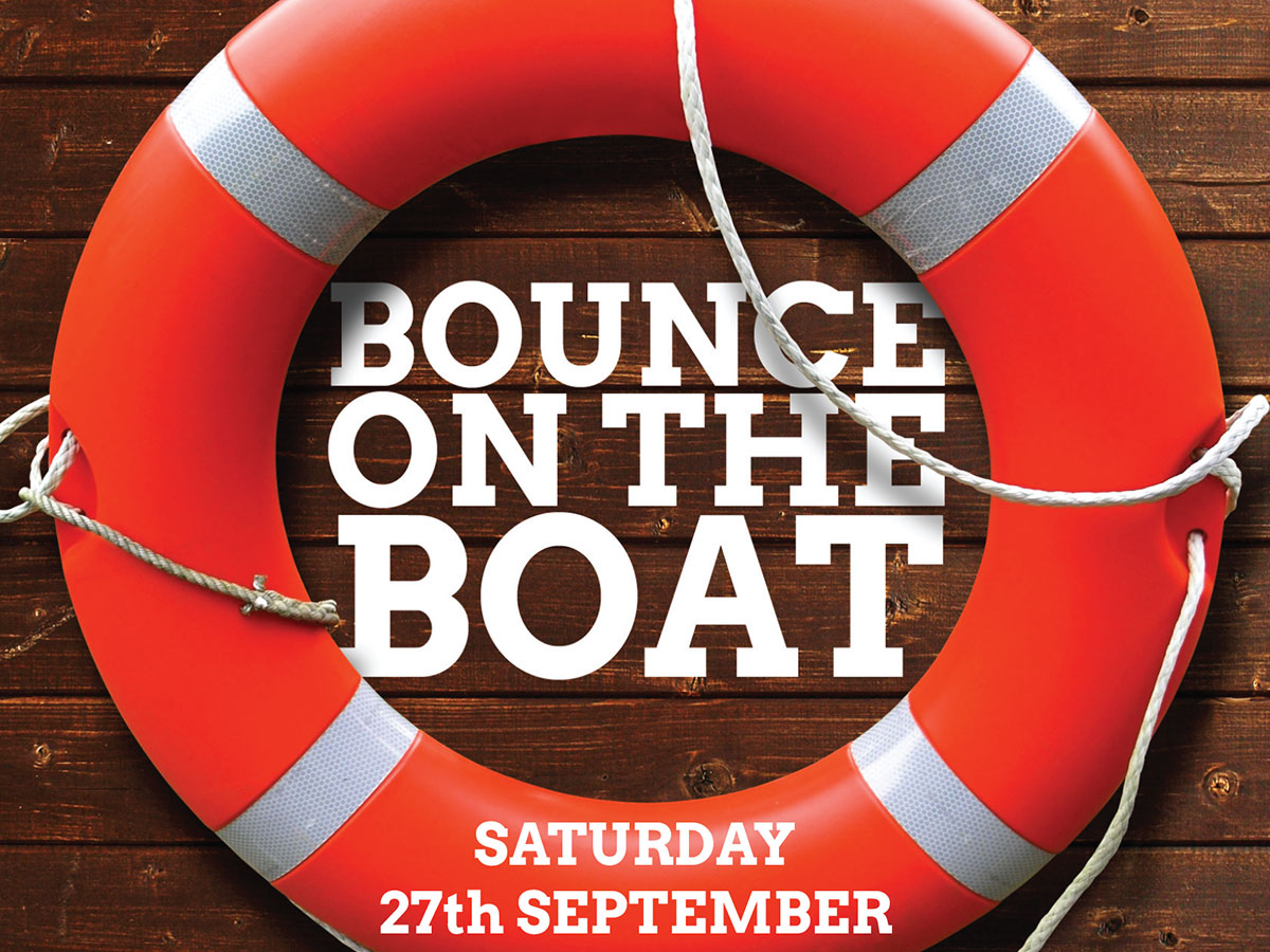 Bounce Events Boat Party A5 Flyer
