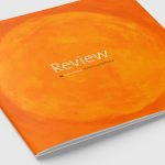 TK International Review Brochure Design