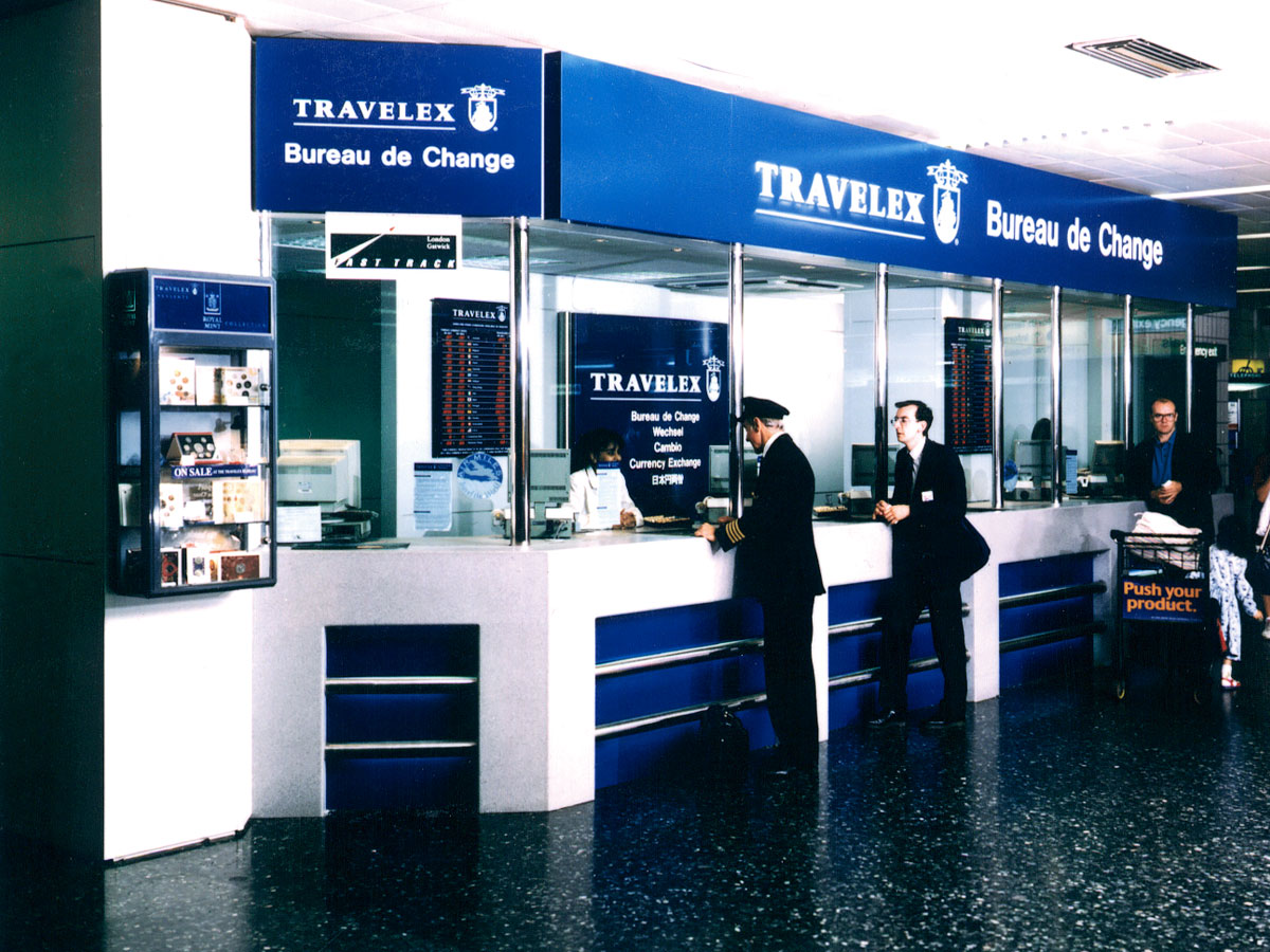 Travelex Retail Kiosk Design