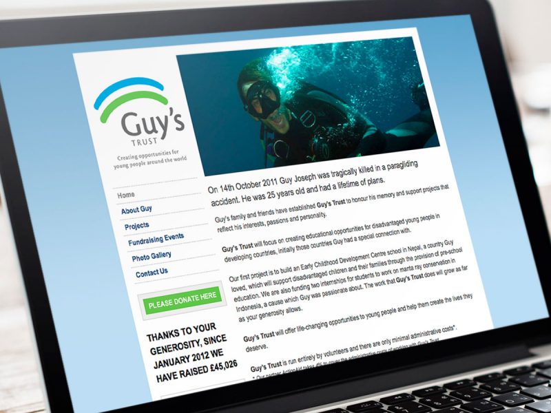 Guys Trust Website Design