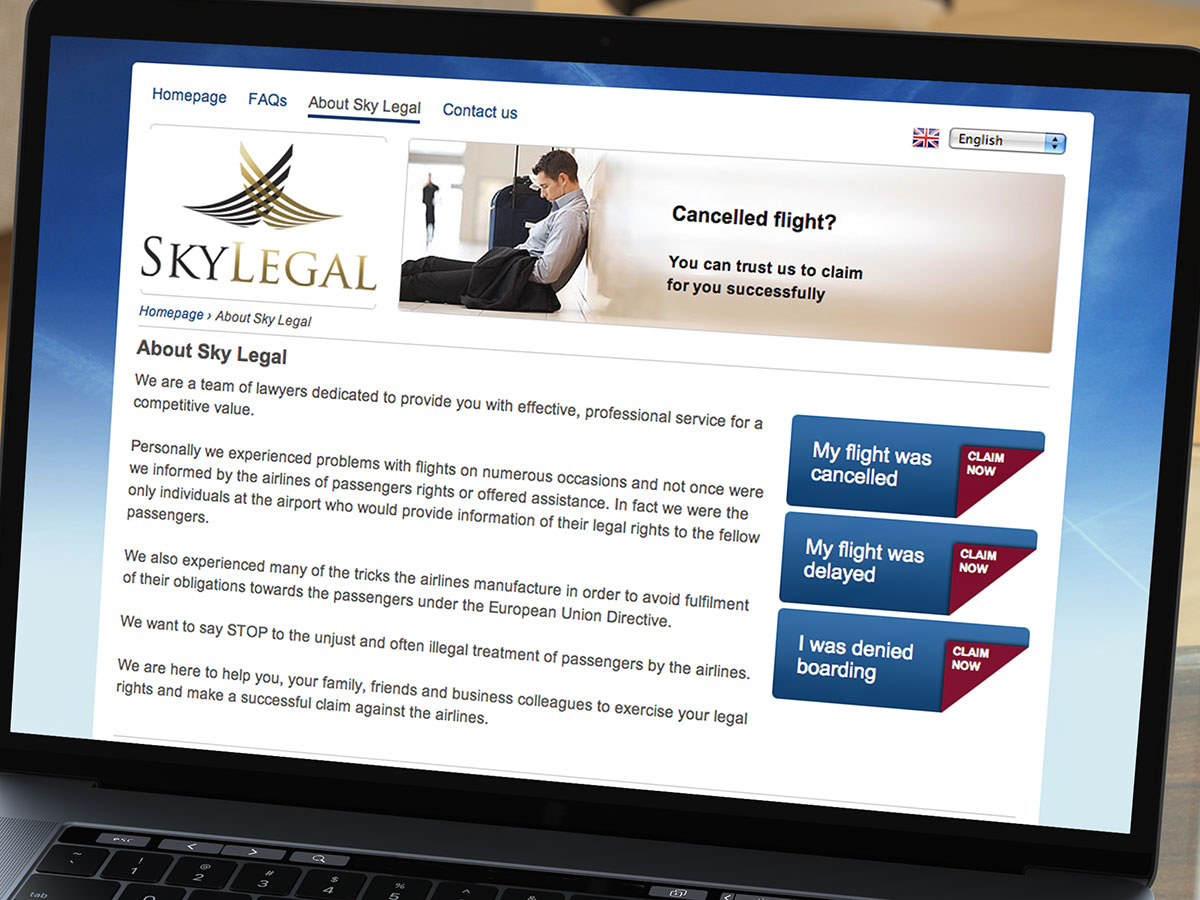 SkyLegal Website Design