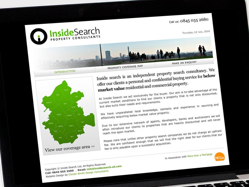 Inside Search Website Design