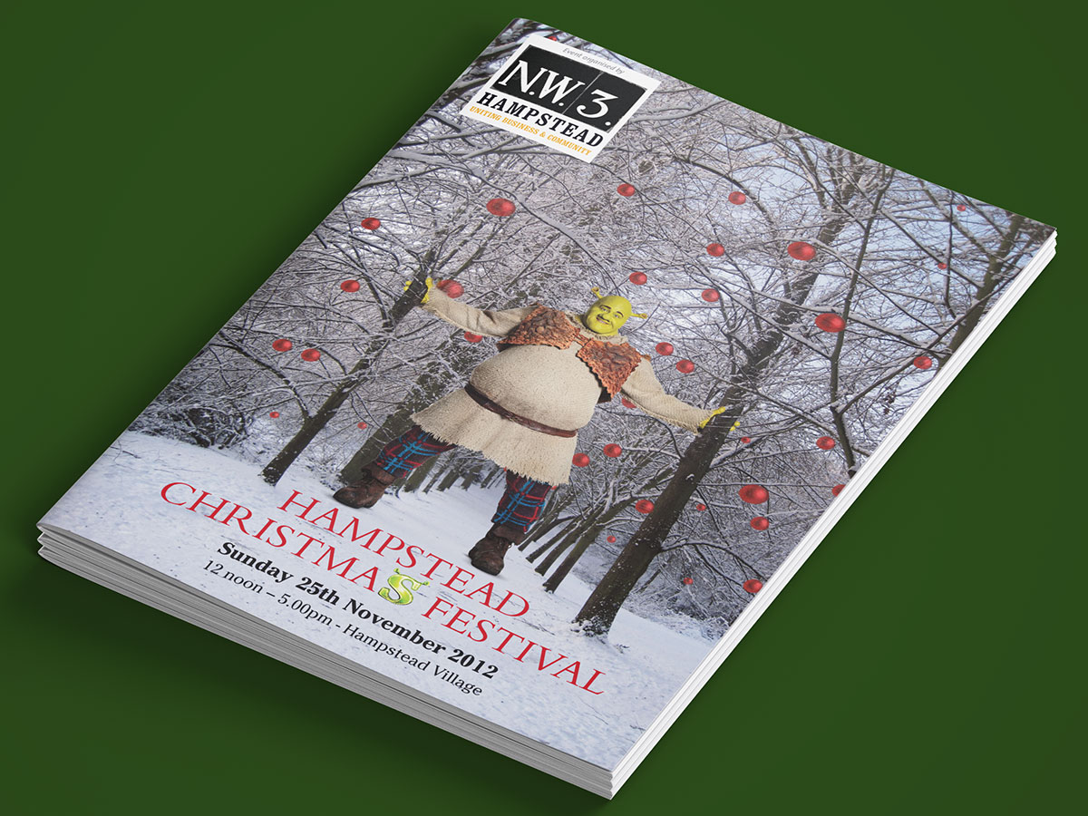 Hampstead Christmas Festival Brochure Design 2012
