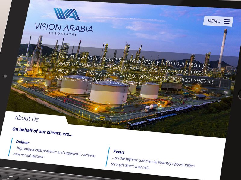Vision Arabia Website Design